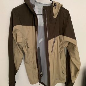 Lined Rain Coat with Ventilation